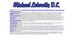 Desktop Screenshot of michaellebowitzdc.com