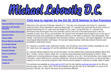 Tablet Screenshot of michaellebowitzdc.com